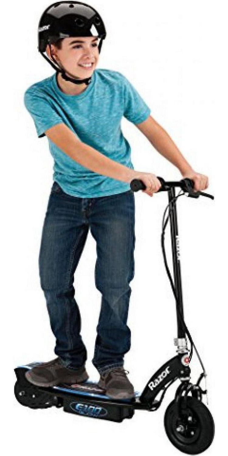 Razor E100 Glow Light - up Electric Scooter. up to 10 Mph. Air - Filled Front Tire. for Child Ages 8+