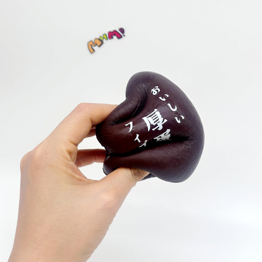 🍳 Tamagoyaki Squishy - Yellow & Chocolate Japanese Thick Egg Omelet Slow Rising Stress Relief Toy