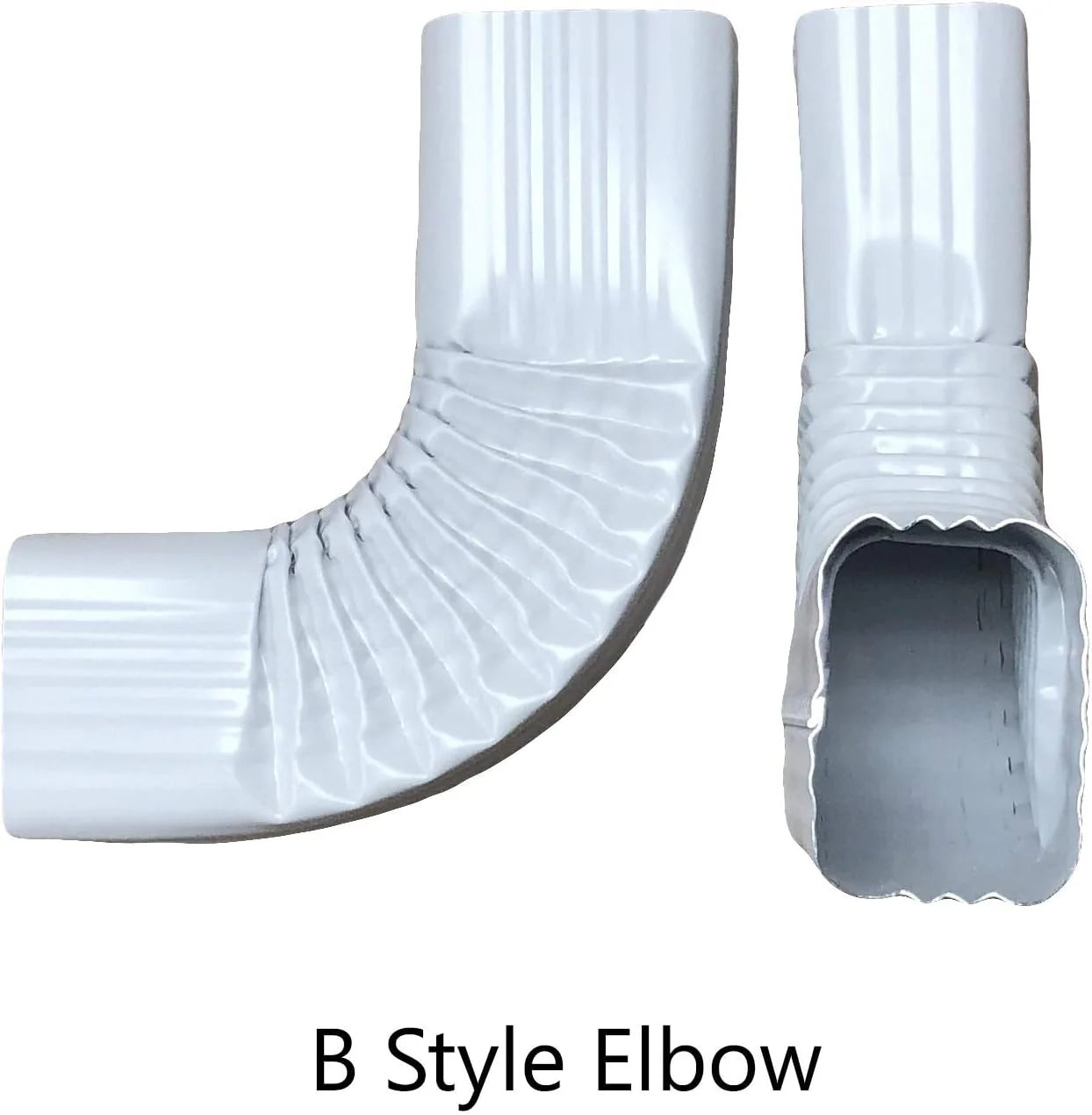 2x3 Aluminum B-Style Downspout Elbow, Terra Bronze (ABE23TB)