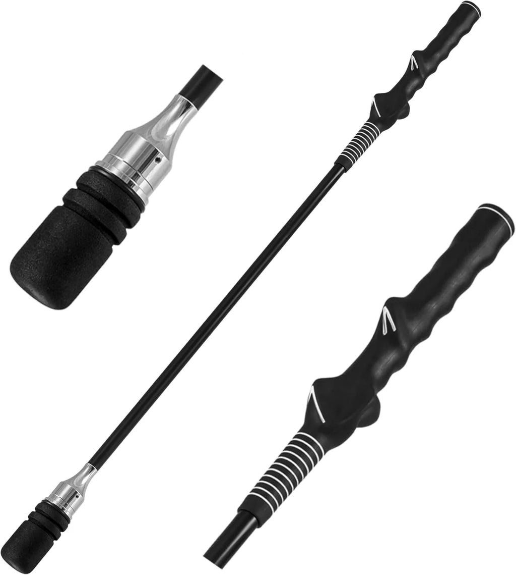 Tangkula Golf Swing Trainer | Click Stick Swing Training Aid for Speed Flexibility Balance Tempo & Strength