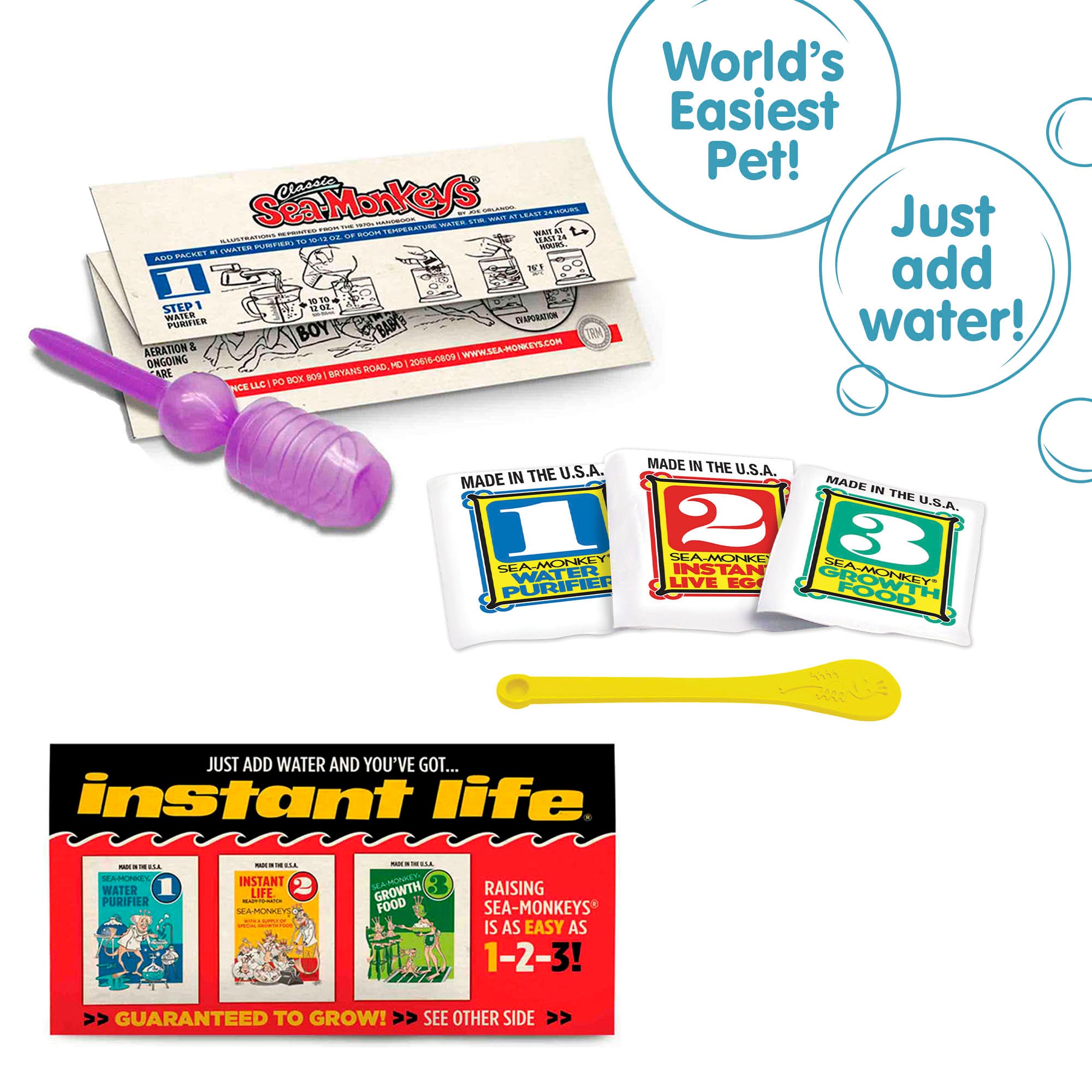 Sea-Monkeys Retro Instant Life