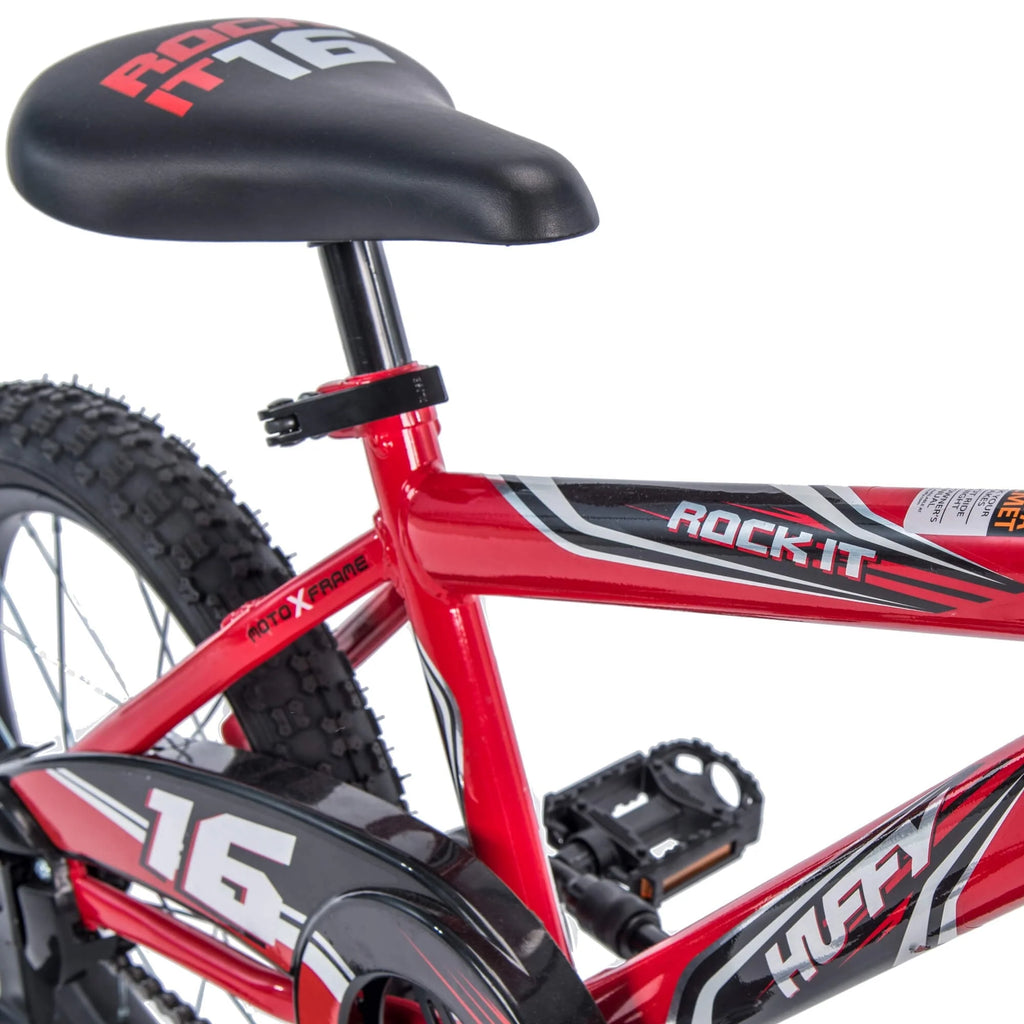 Huffy 16 In. Rock It Kids Bike for Boy Ages 4 and up, Child, Red