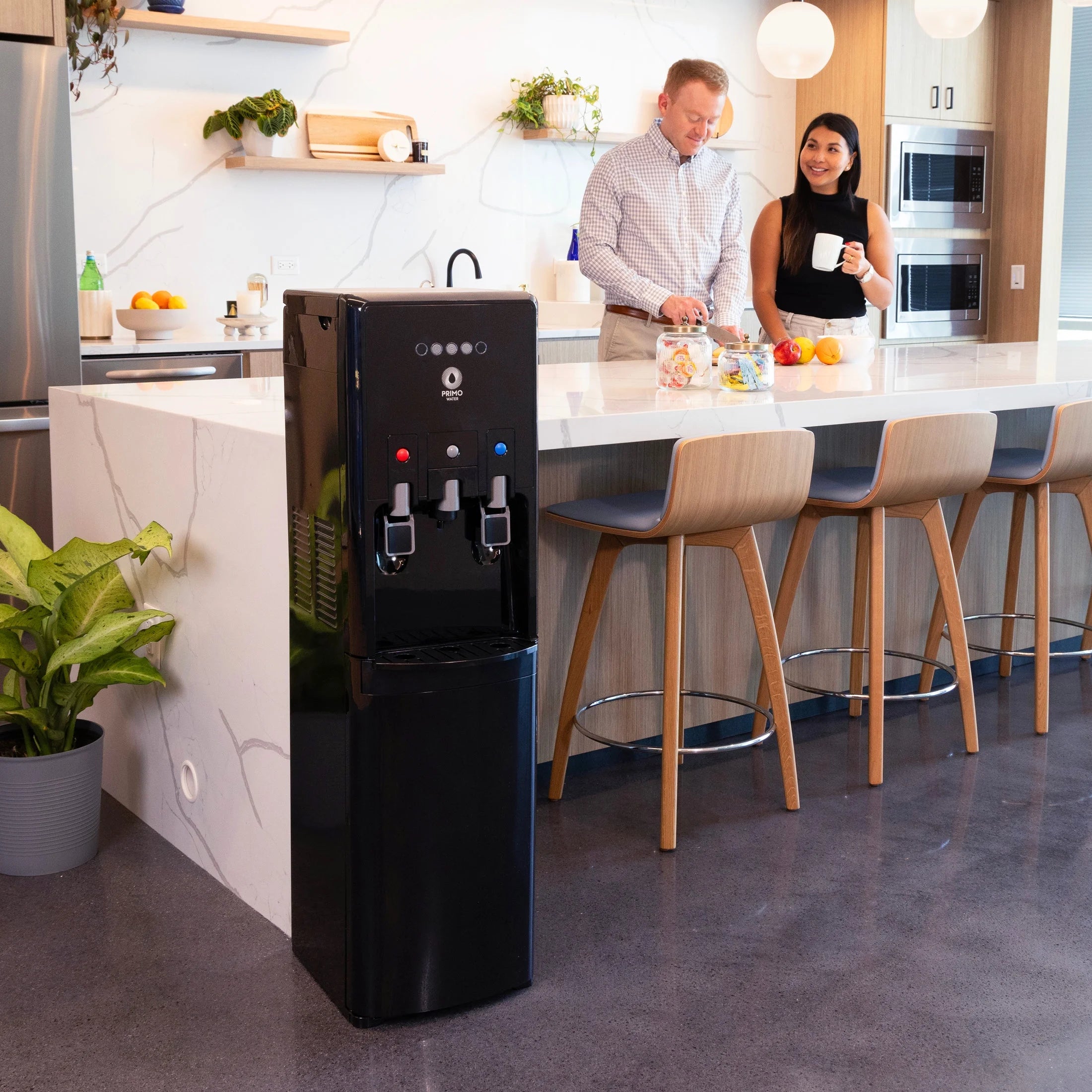 Primo Water® Bottom Loading Pro 2 Temp Water Dispenser with Single - Serve Coffee Maker, Black