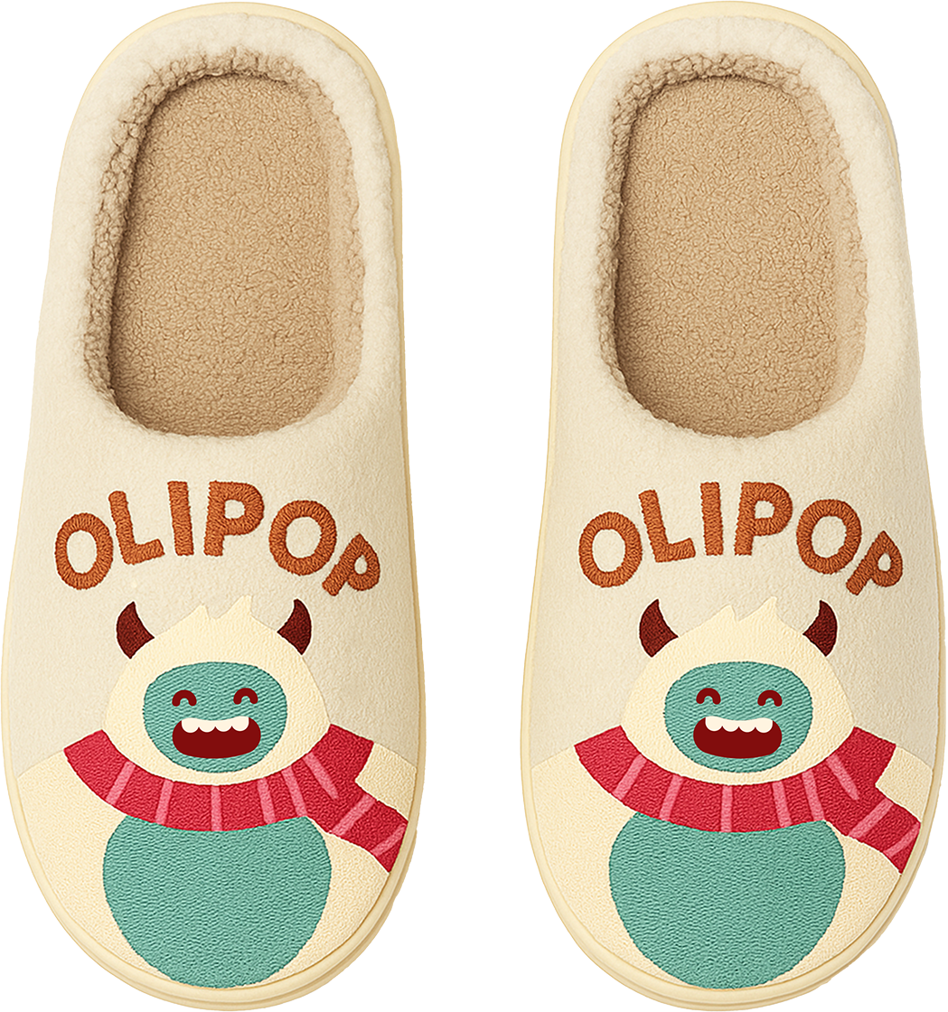 Vintage Cola Yeti Slippers