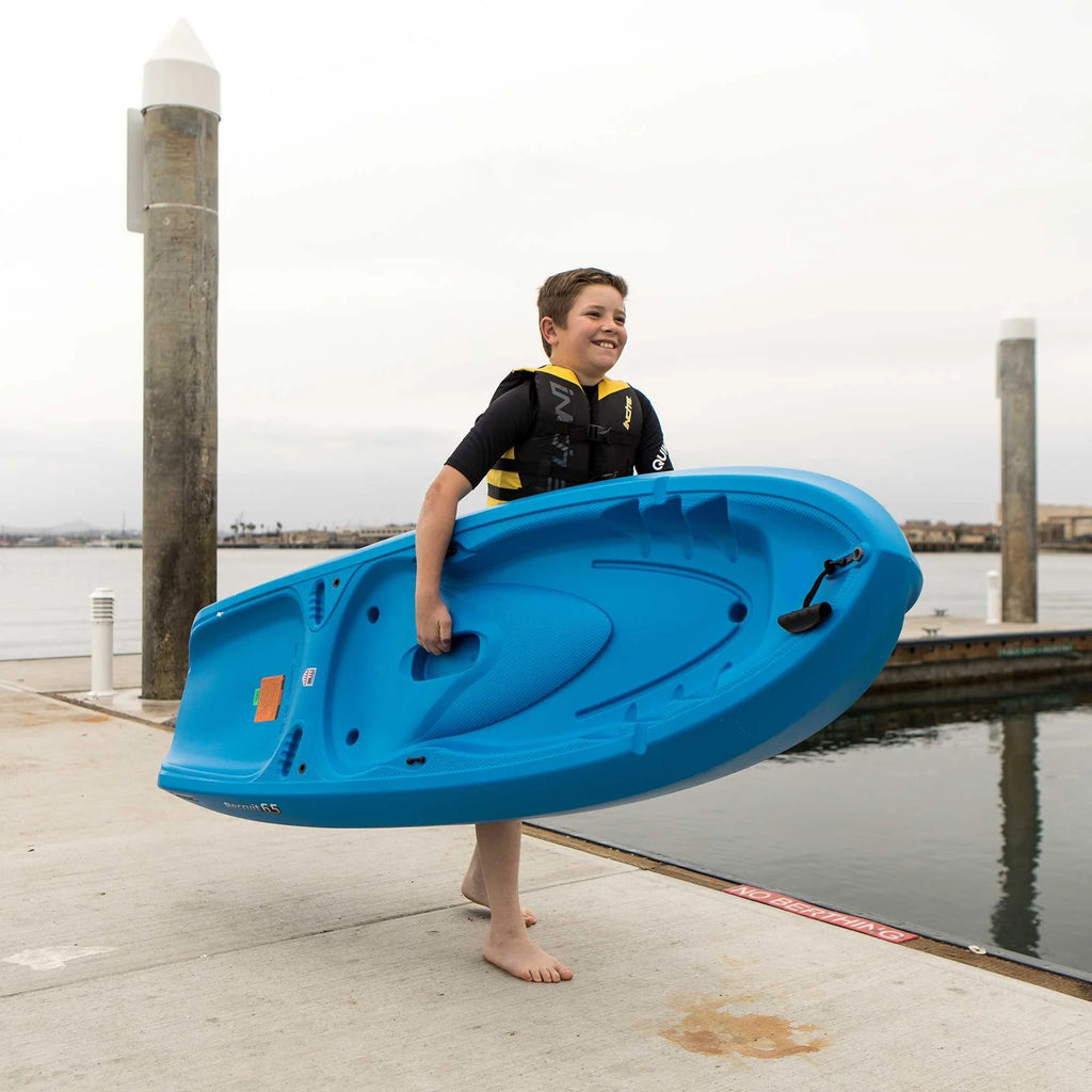 Lifetime Recruit 6.5 Ft Youth Sit - on - Top Kayak, Lime Green (90765)
