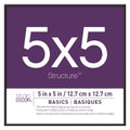 Studio Decor 5 x 5" 12.7 cm x 12.7 cm Basics Format Frame - Each