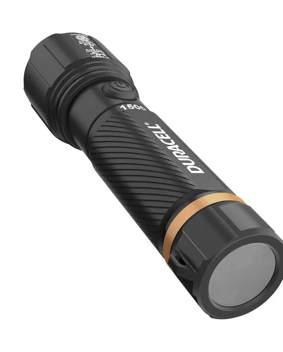 Duracell Hybrid Flashlight, 1500 Lumens, 4 - Count