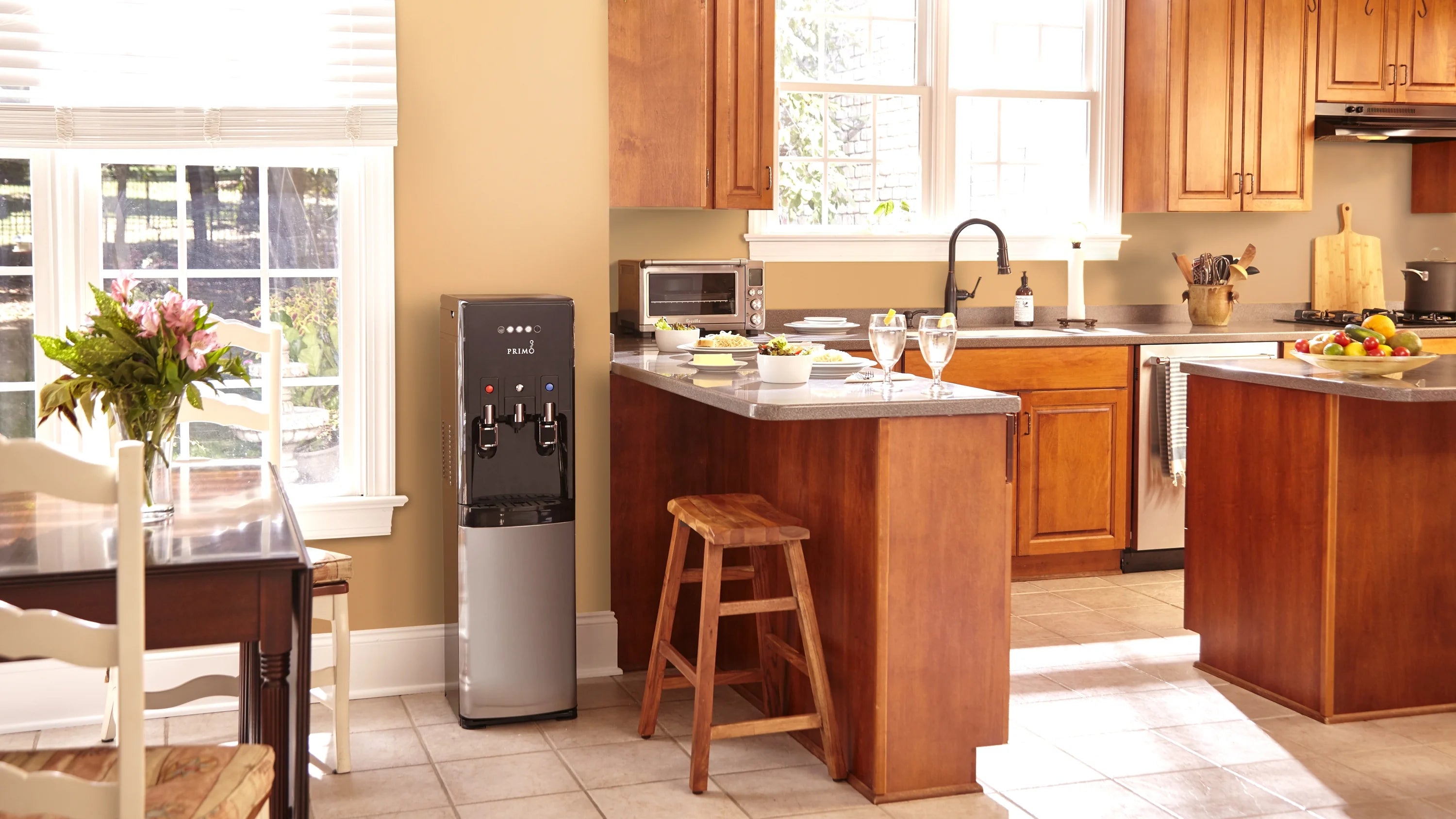 Primo Water® Bottom Loading Pro 2 Temp Water Dispenser with Single - Serve Coffee Maker, Black