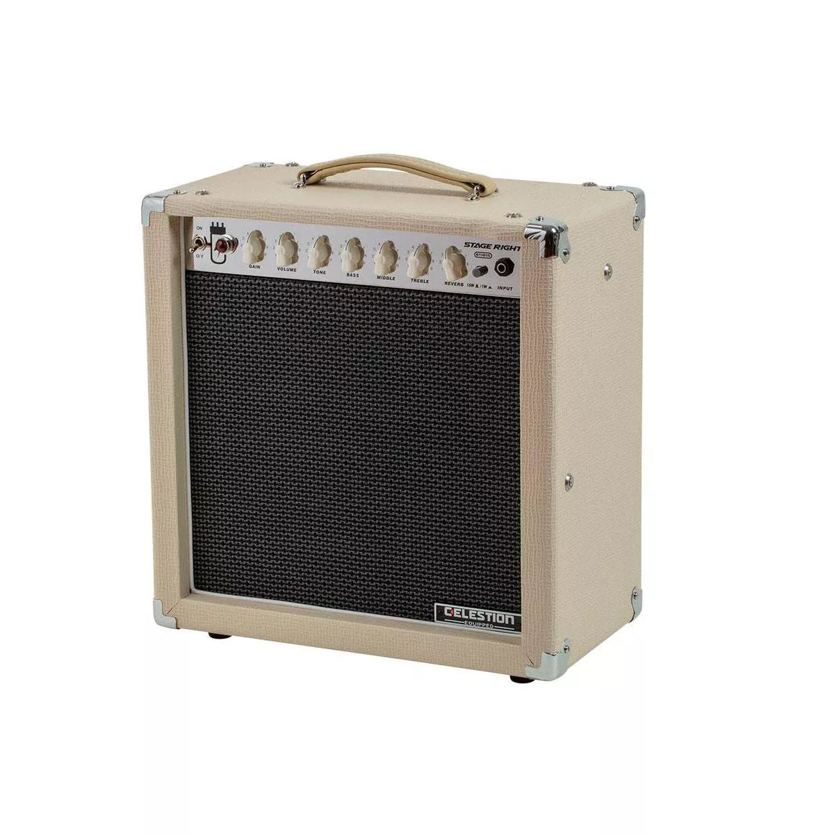 Stage Right by Monoprice 15-Watt 112 Guitar Combo Tube Amp with Celestion Speaker and Spring Reverb