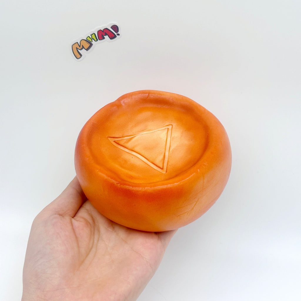 🍯 Caramel Dalgona Candy Squishy | Triangle Pattern Sugar Honeycomb Slow Rising Stress Relief Toy