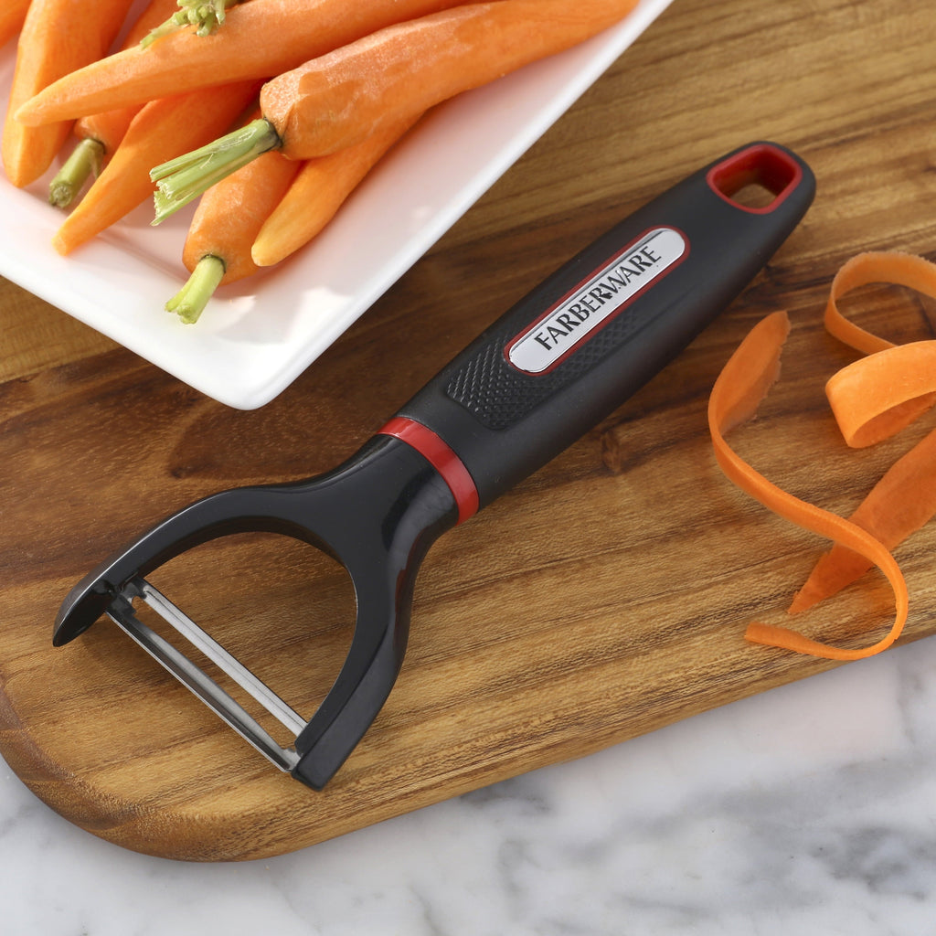 Stainless Steel Y Peeler in Black