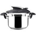 Magefesa Nova 4.2 Qt Stovetop Pressure Cooker �?fast Cooking, Easy Locking, 18/10 Stainless Steel, Induction Compatible, 5 Safety Features, 11.6 PSI