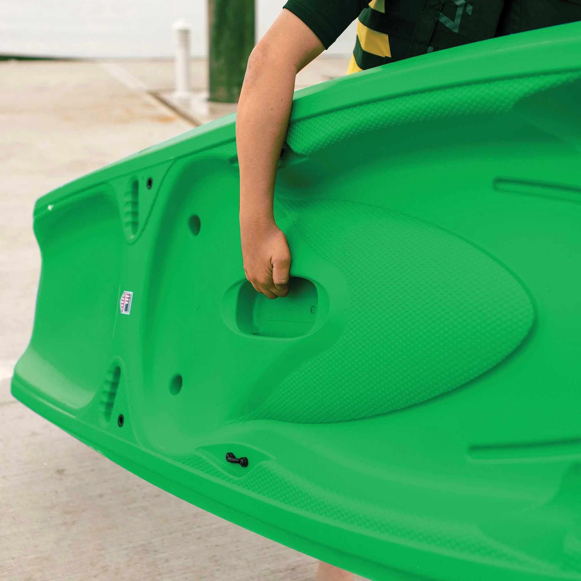 Lifetime Recruit 6.5 Ft Youth Sit - on - Top Kayak, Lime Green (90765)