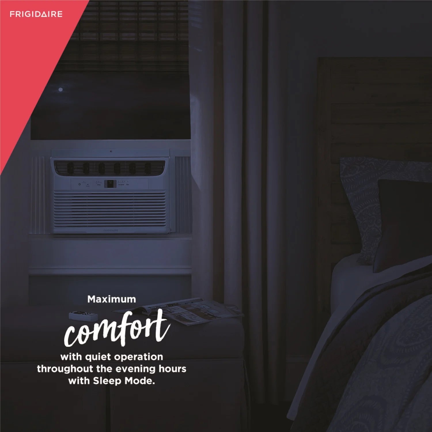 Frigidaire 8, 000 BTU 350 Sq Ft Window Air Conditioner with Remote in White, FHWC083TB1