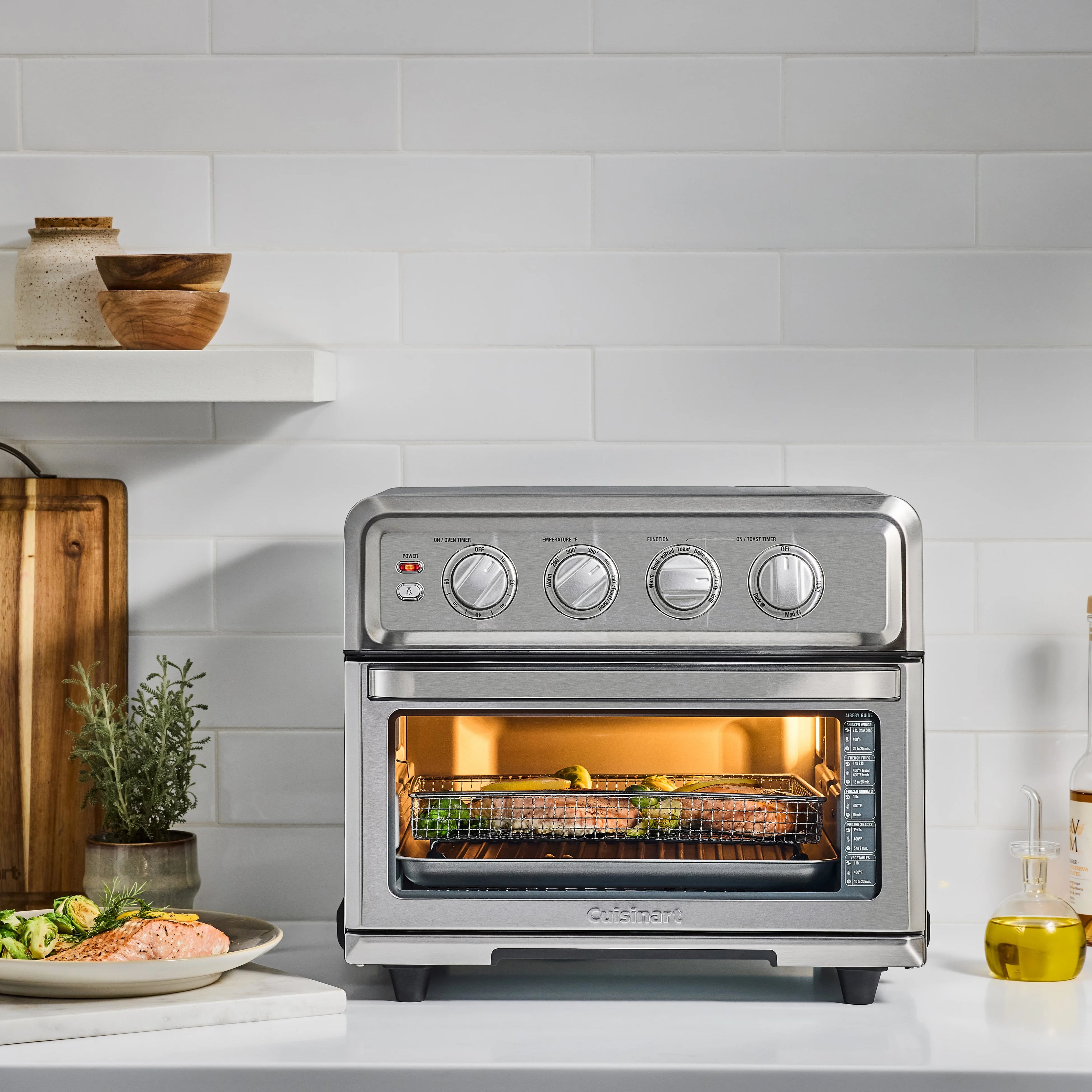 Cuisinart Air Fryer Toaster Oven with Grill, Stainless Steel