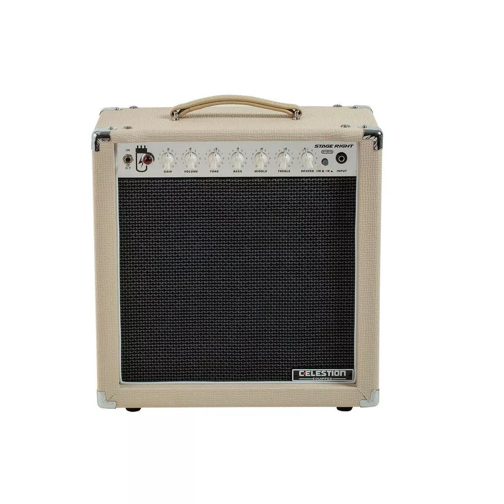 Stage Right by Monoprice 15-Watt 112 Guitar Combo Tube Amp with Celestion Speaker and Spring Reverb