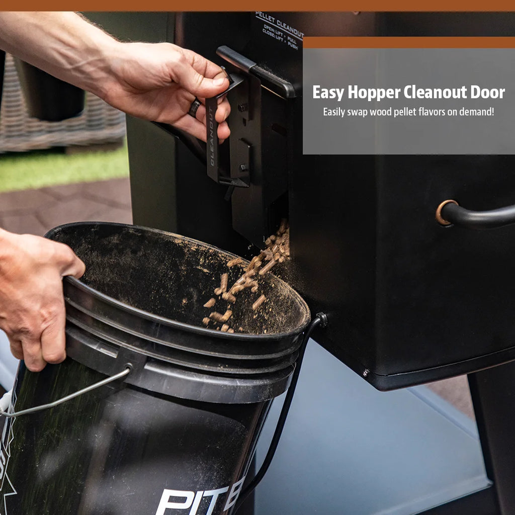 Pit Boss 1500 Connected Pellet Grill Savannah - Onyx Edition with Wi - Fi? - PB1500NXW