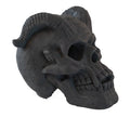 AECOJOY Refractory Materials Fireproof Imitated Human Fire Pit Skulls Gas Log, Halloween Decor, BBQ