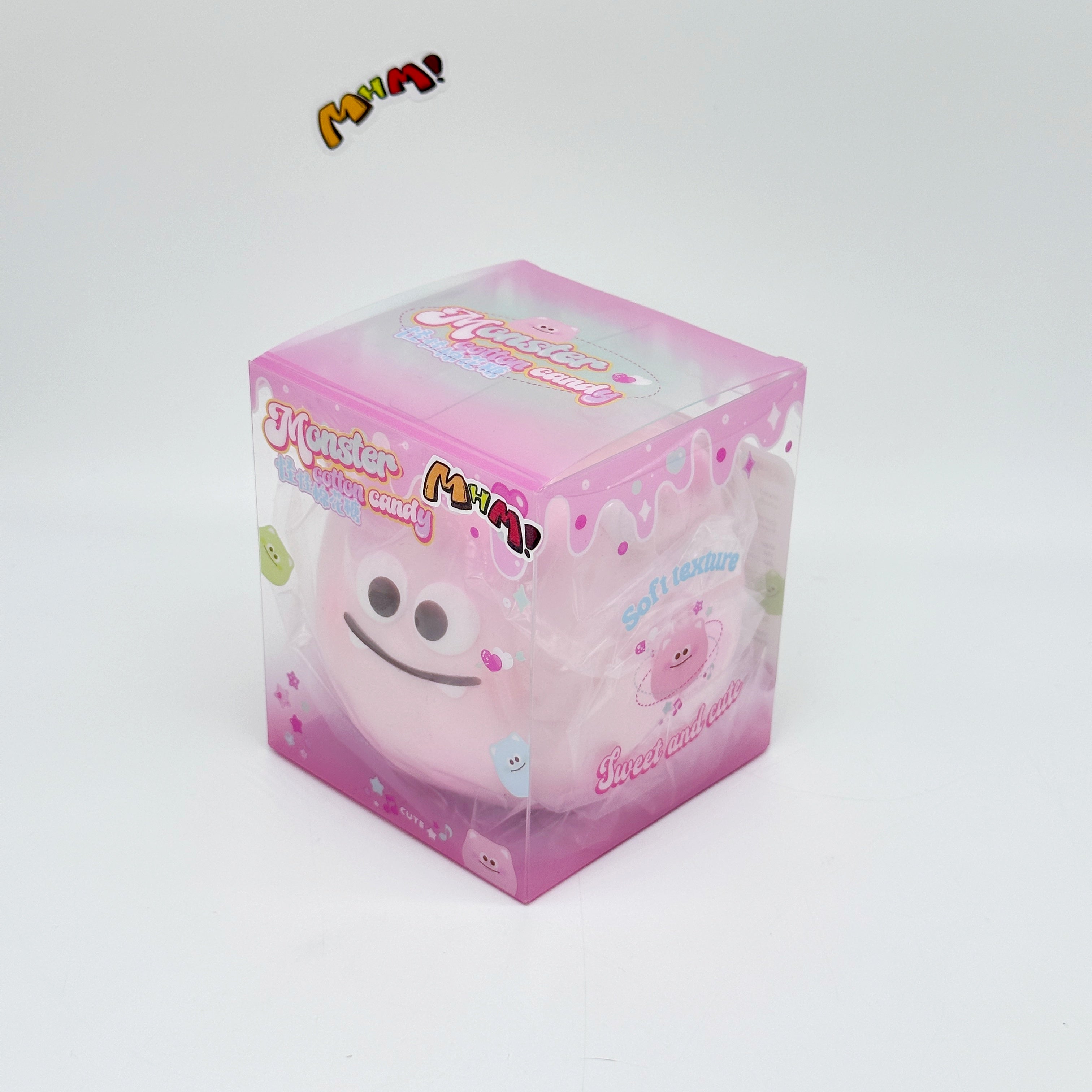Cute little monster cotton candy, stress-relieving toy squishy