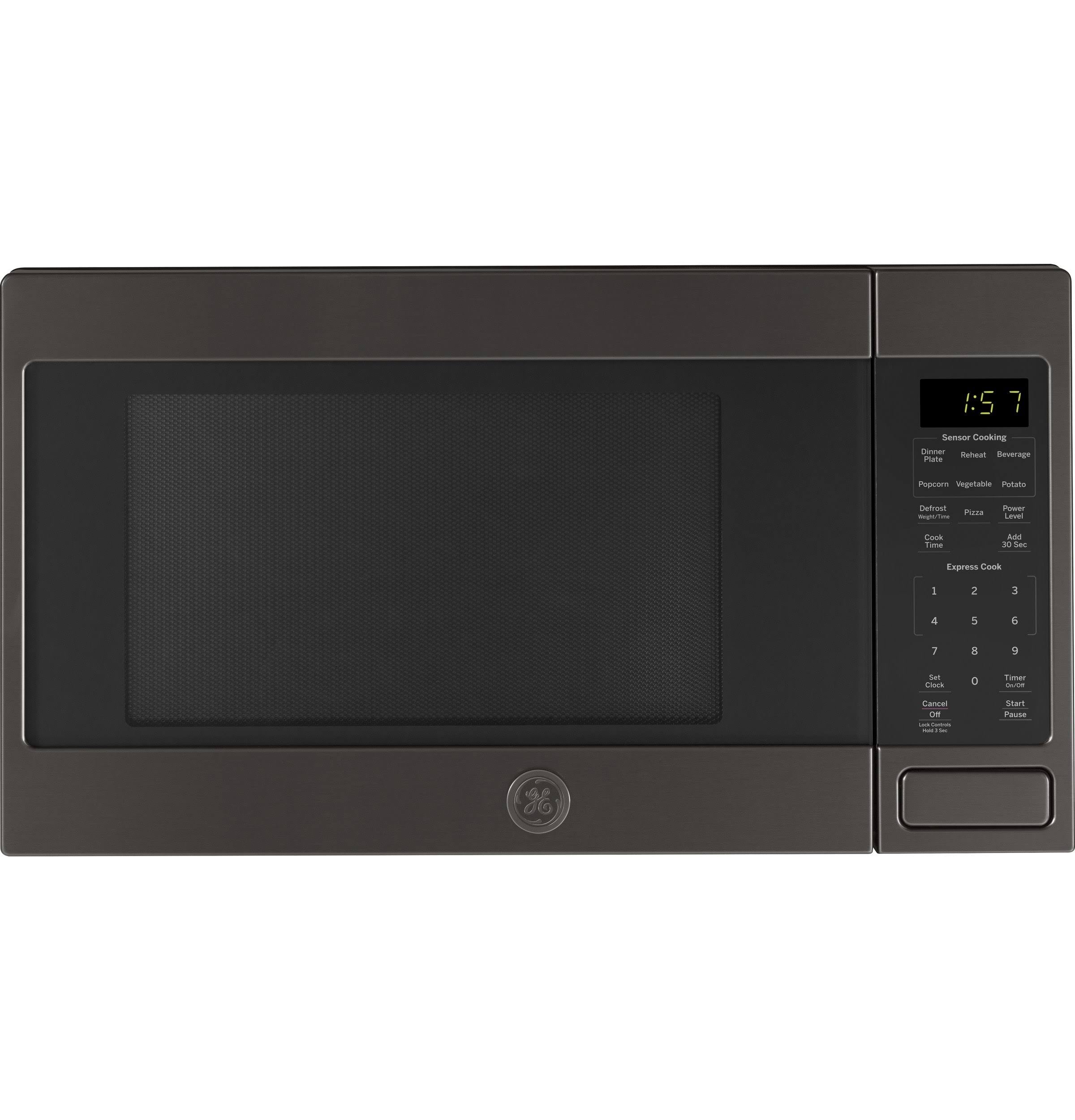 GE JES1657BMTS 1.6 Cu.Ft. Black Stainless Steel Countertop Microwave