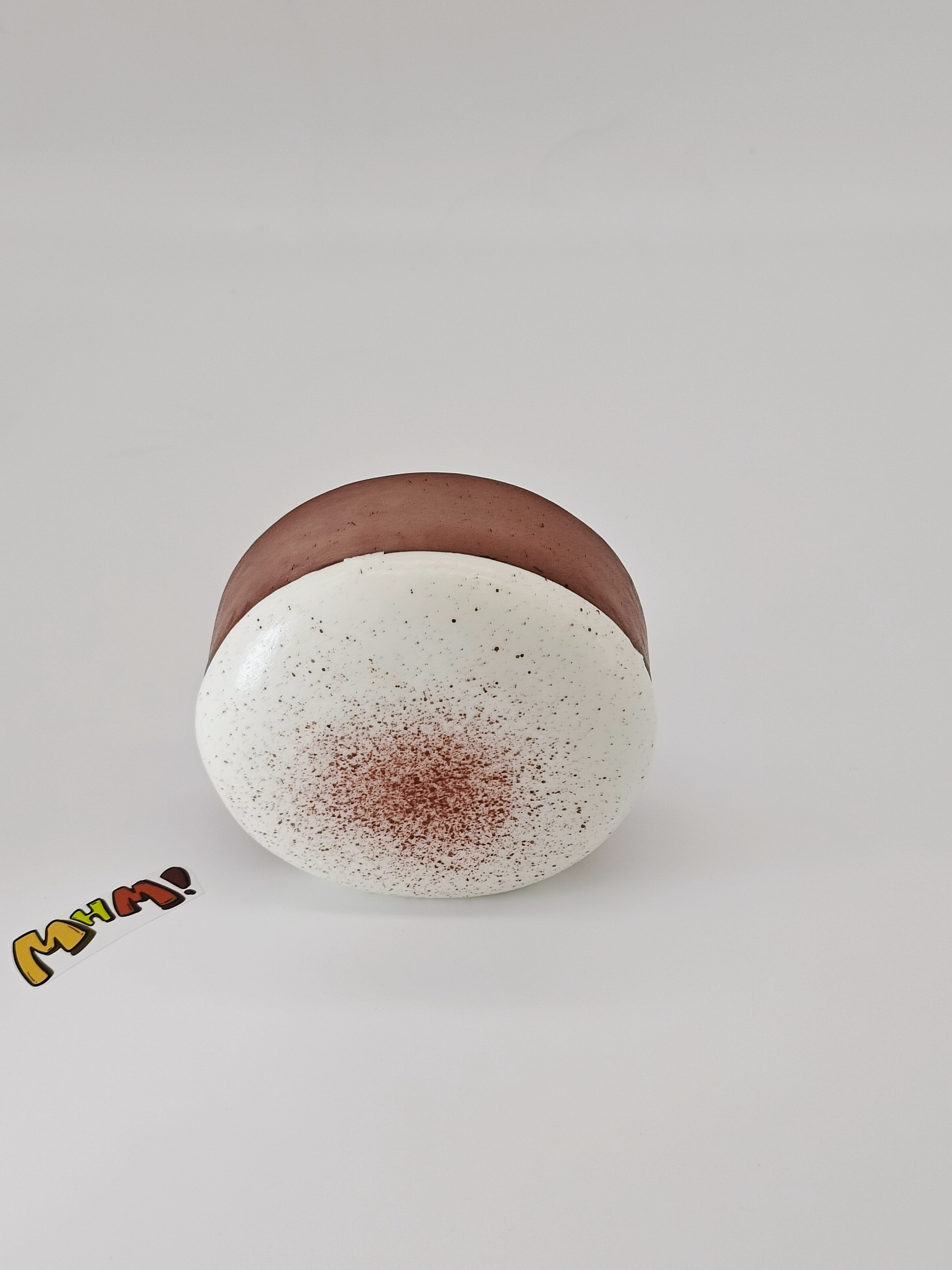 Double Chocolate Swiss Roll Squishy - Sticky & Soft Cake Toy | Black & White Oreo Style Fidget