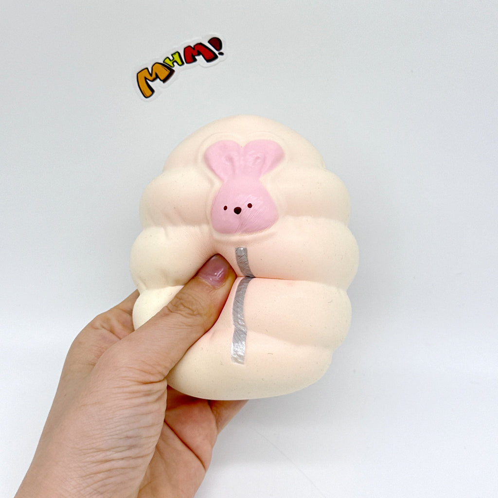 Sleepy Bunny in Sleeping Bag Squishy 🐰💤
