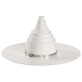 GAF EverGuard TPO Vent Boot 1 in. to 6 in. Pipe Size Range, White (SKU 08GATVB16W)