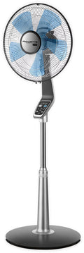 Rowenta Turbo Silence Standing Floor Fan with Remote, 53 in, Portable, 5 Speeds, VU5670