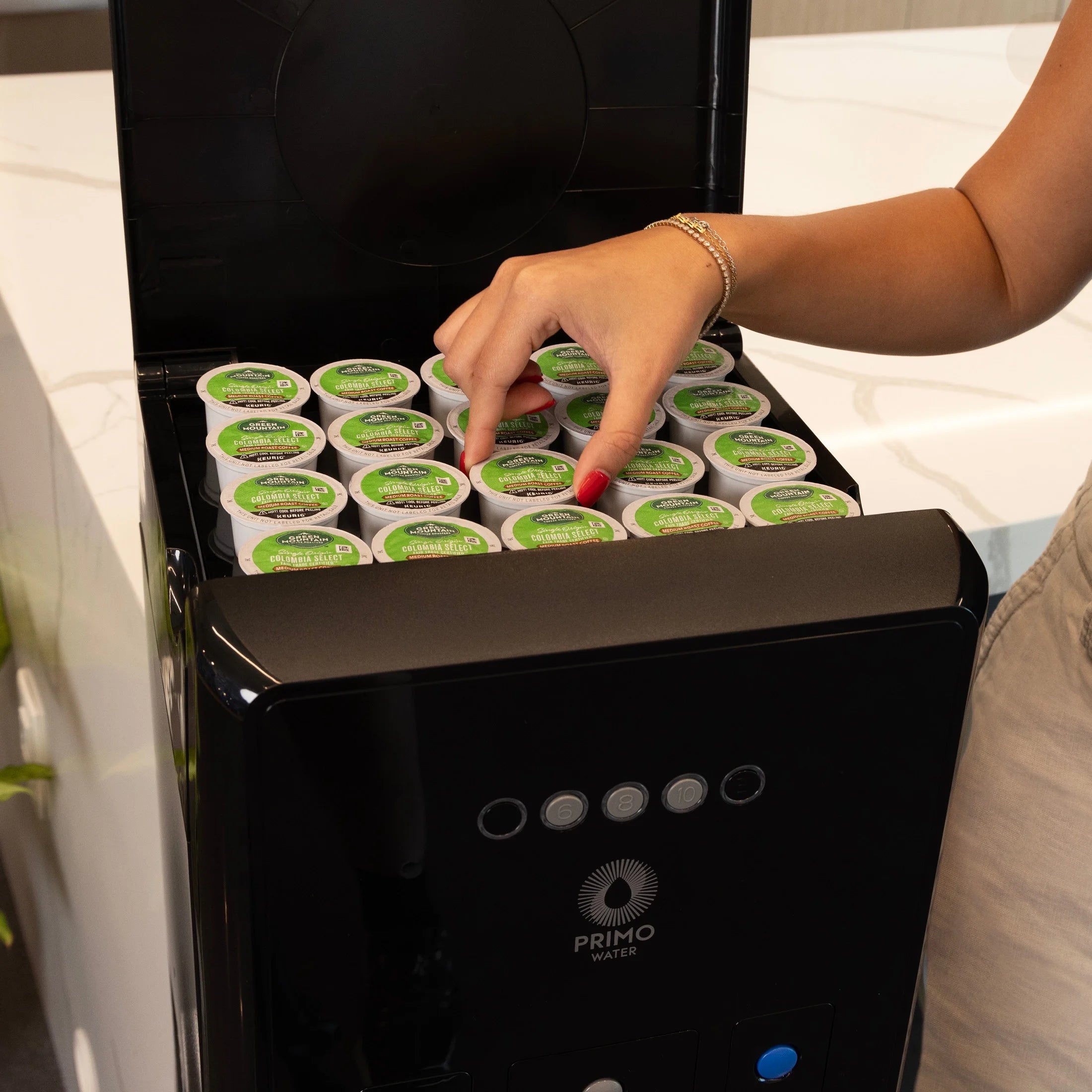 Primo Water® Bottom Loading Pro 2 Temp Water Dispenser with Single - Serve Coffee Maker, Black