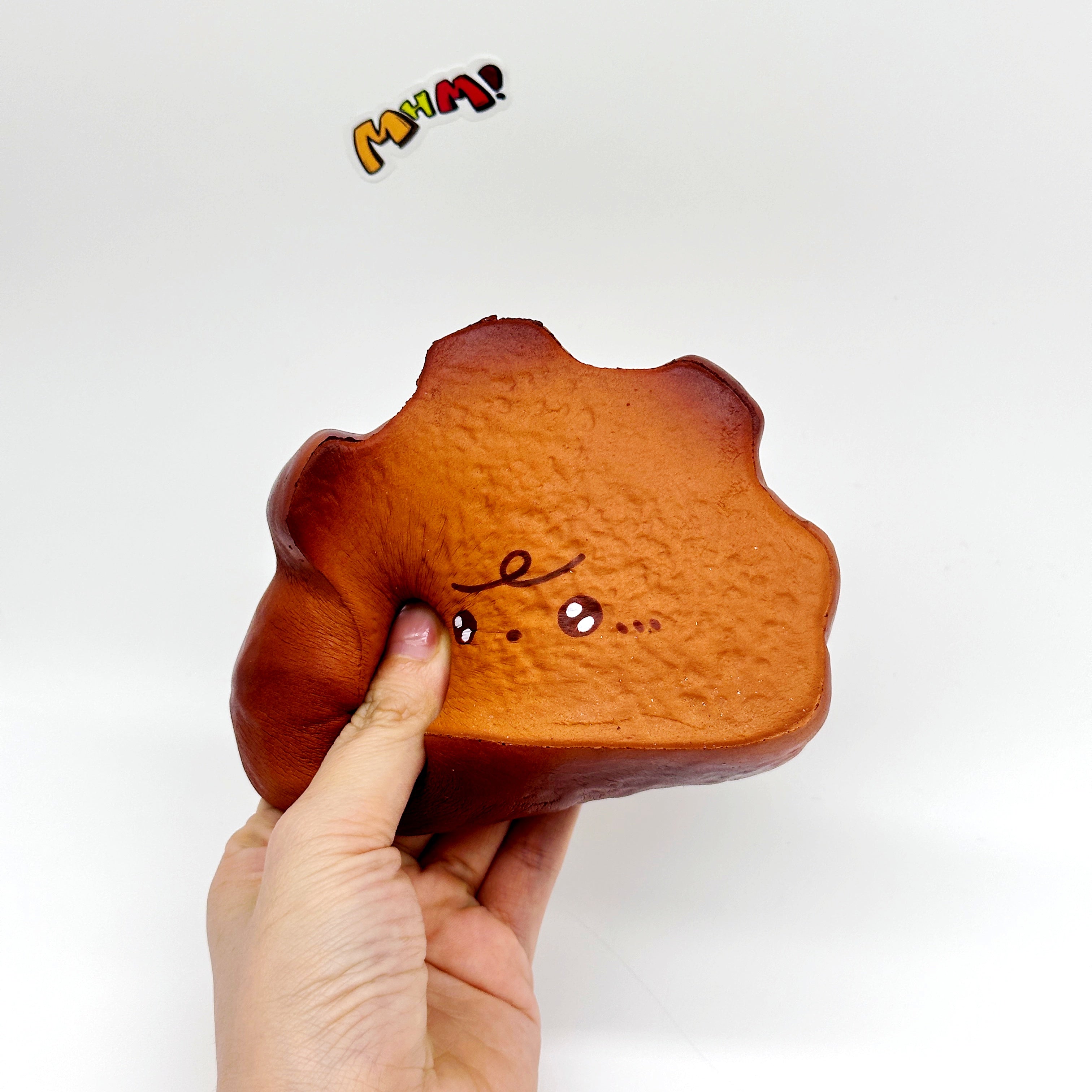 🍞 Milk Haas Bread Squishy - Chocolate Brown & Original Bread Yellow Slow Rising Stress Relief Toy