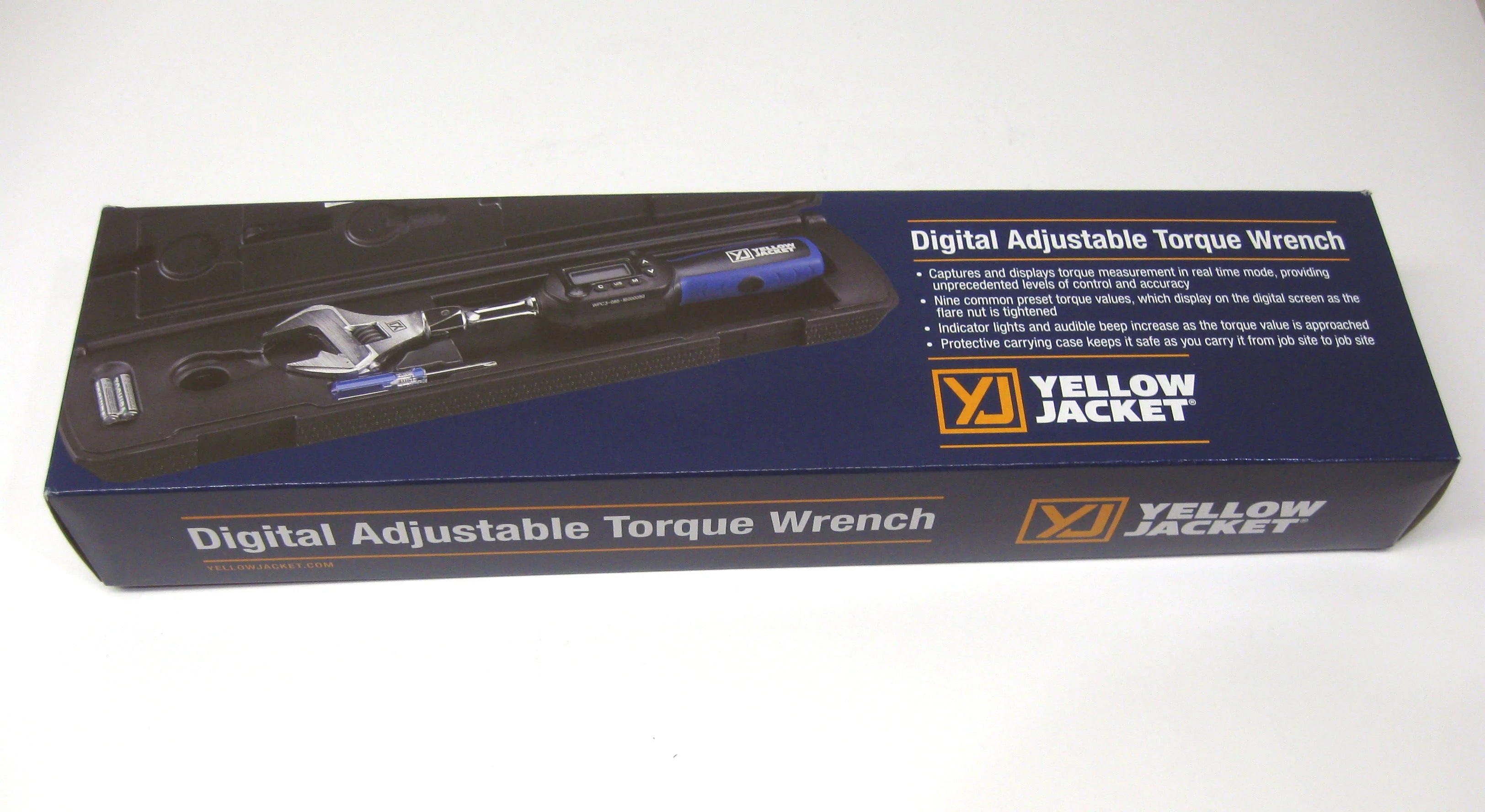 Yellow Jacket 60648 Digital Adjustable Torque Wrench 752 in - Lb Torque 10.6 in
