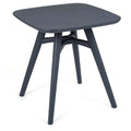 Tangkula 28" Square Outdoor Dining Table Small Compact Outside Furniture