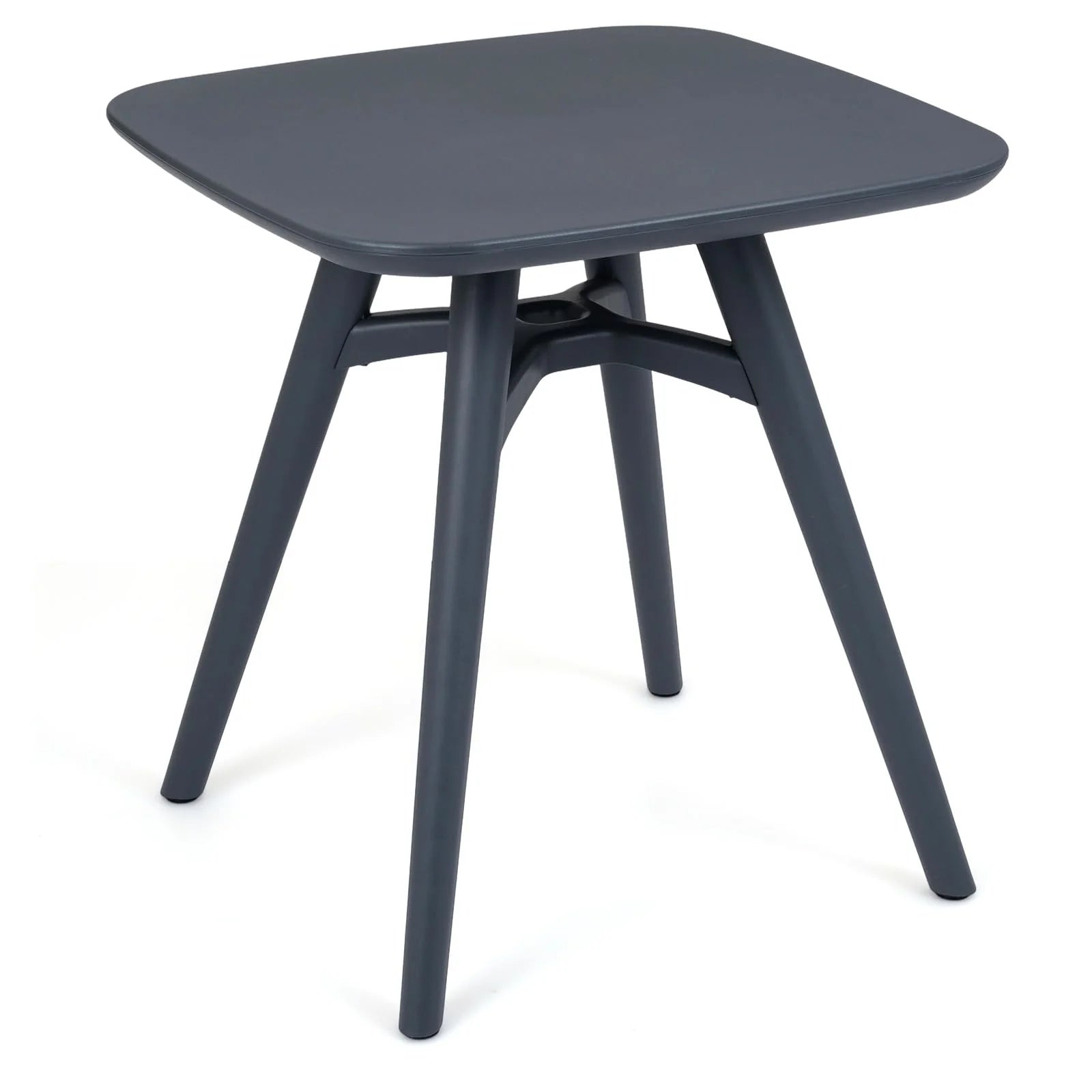 Tangkula 28" Square Outdoor Dining Table Small Compact Outside Furniture