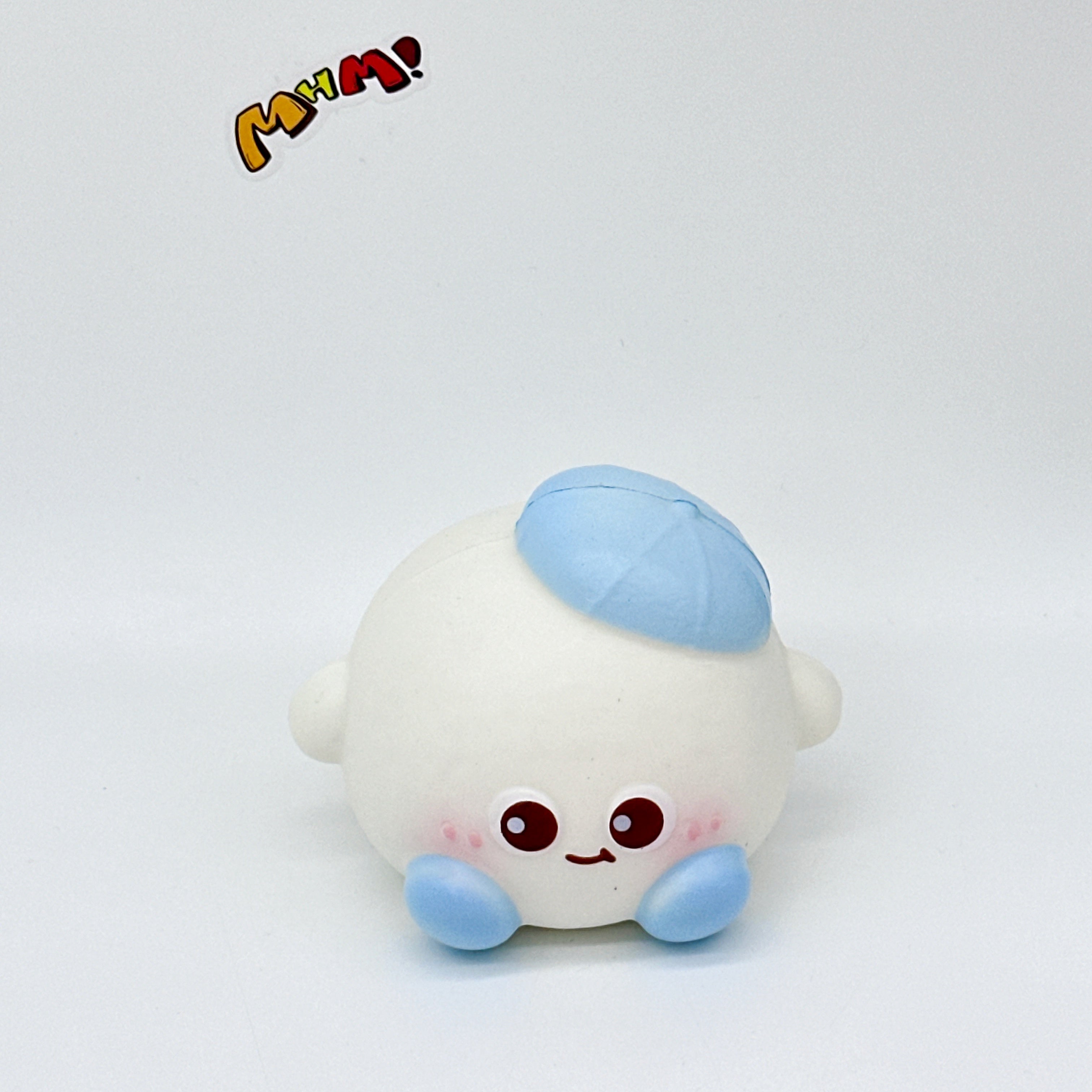 ☁️ Blue Beret Dazed Ball Squishy Slow-Rise
