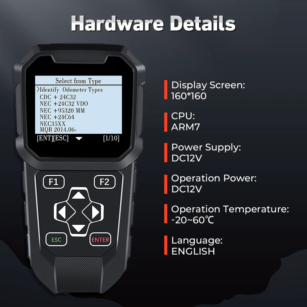 OBDPROG MT401 Automotive Odometer Adjustment Tool Cluster Correction Tool Car Diagnostic Tool OBD2 Scanner Mileage Calibration OBDII Code Reader