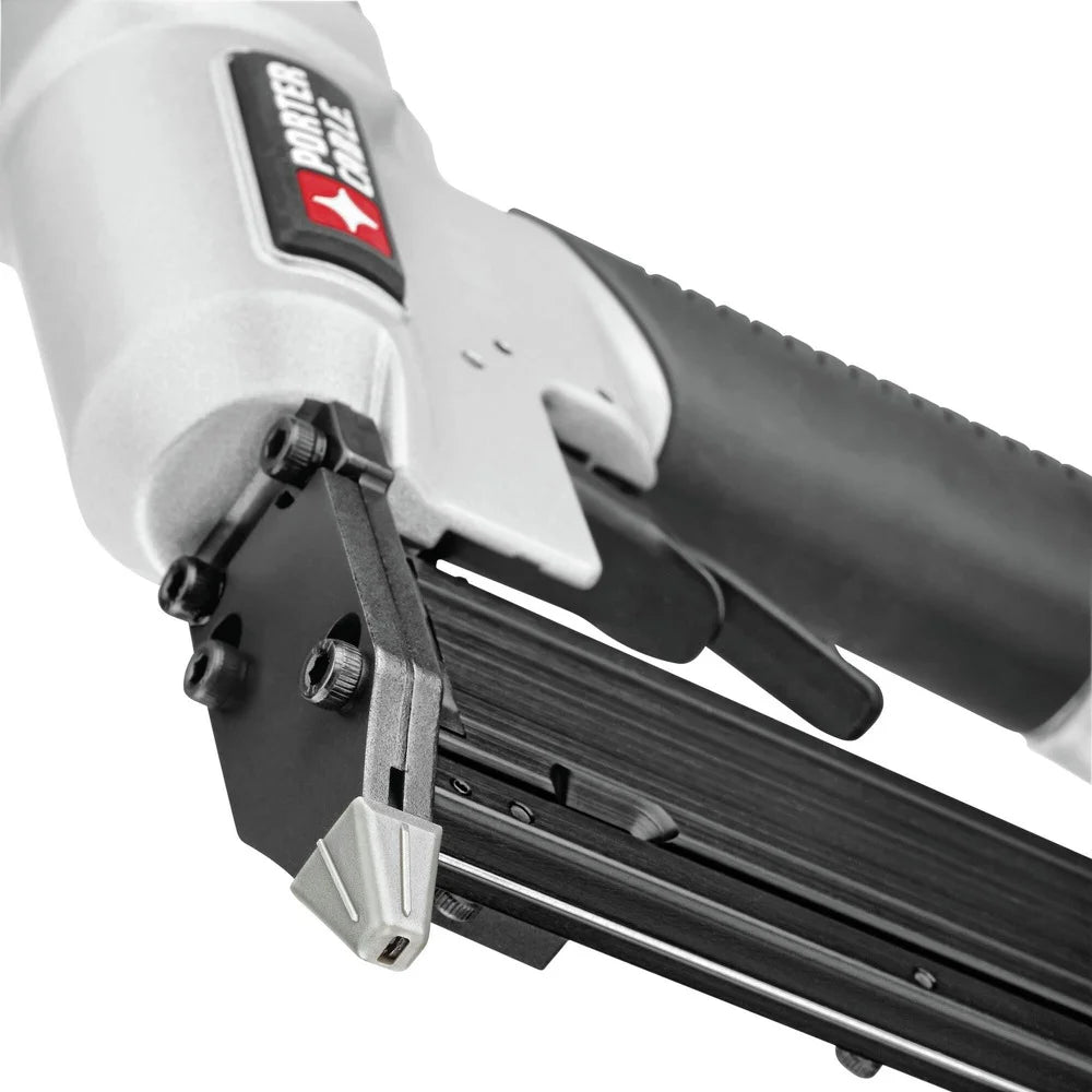 Restored Porter - Cable PCFP3KITR 3 - Piece Nailer and 0.8 HP 6 Gallon Oil - Free Pancake Air Compressor Combo Kit (Refurbished)