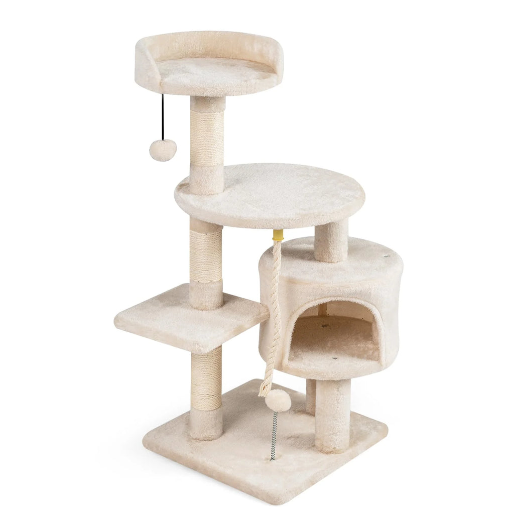 Tangkula Cat Tree 36" Cat Tower with Condo