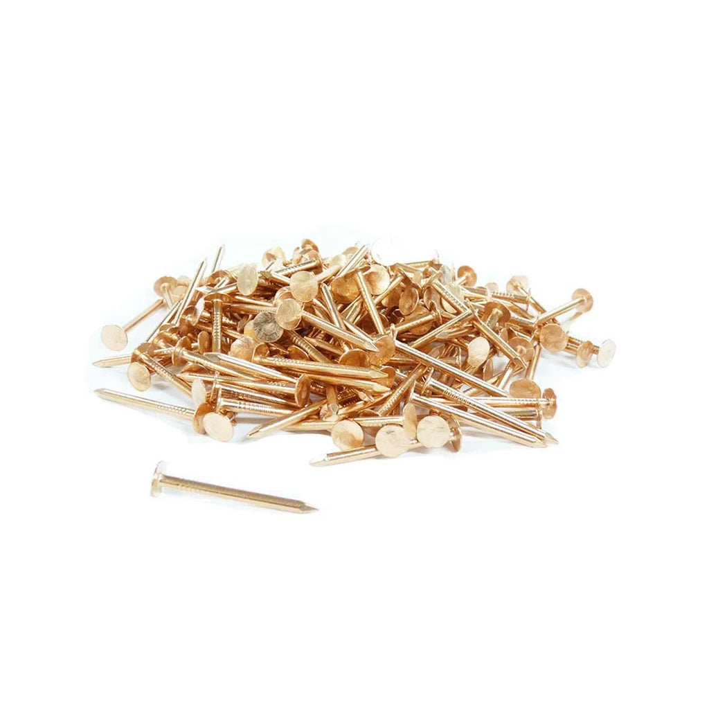 Copper Roofing Nails, 1-3/4 in, 5 lb Box