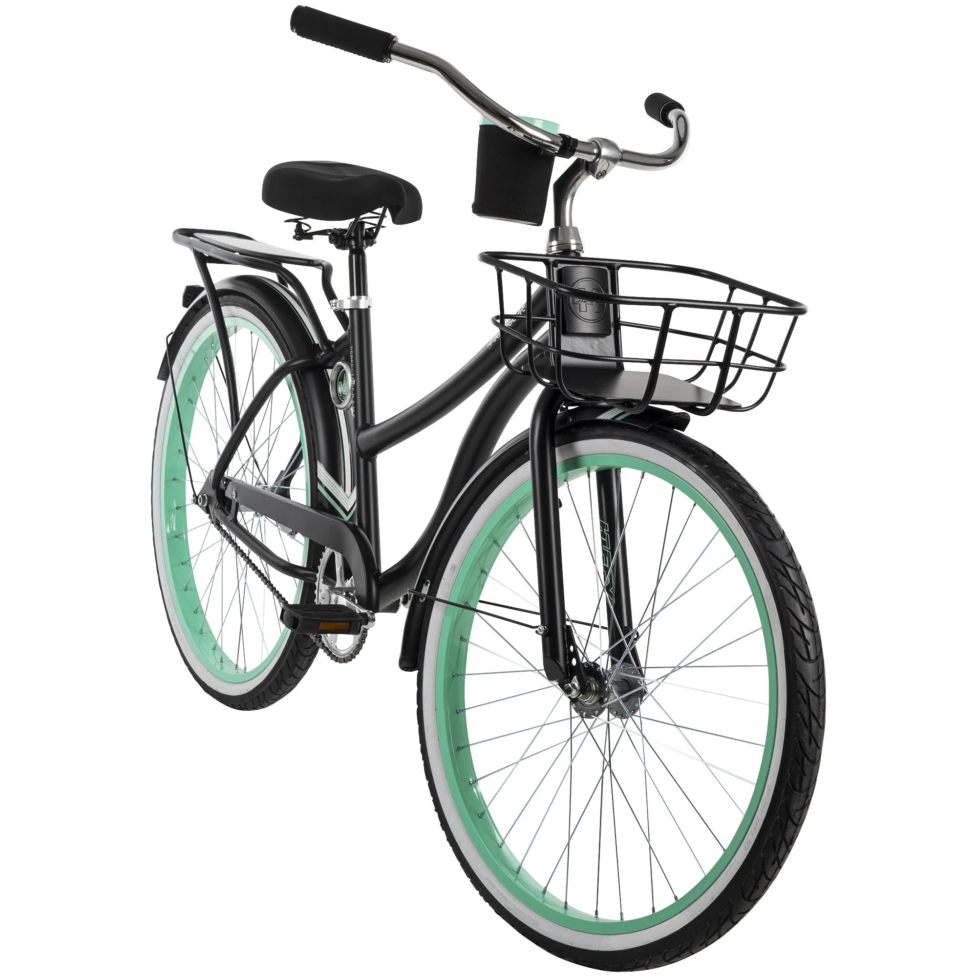 Glove 26 - Inch Aluminum Cruiser Bike for Women, Black, by Huffy