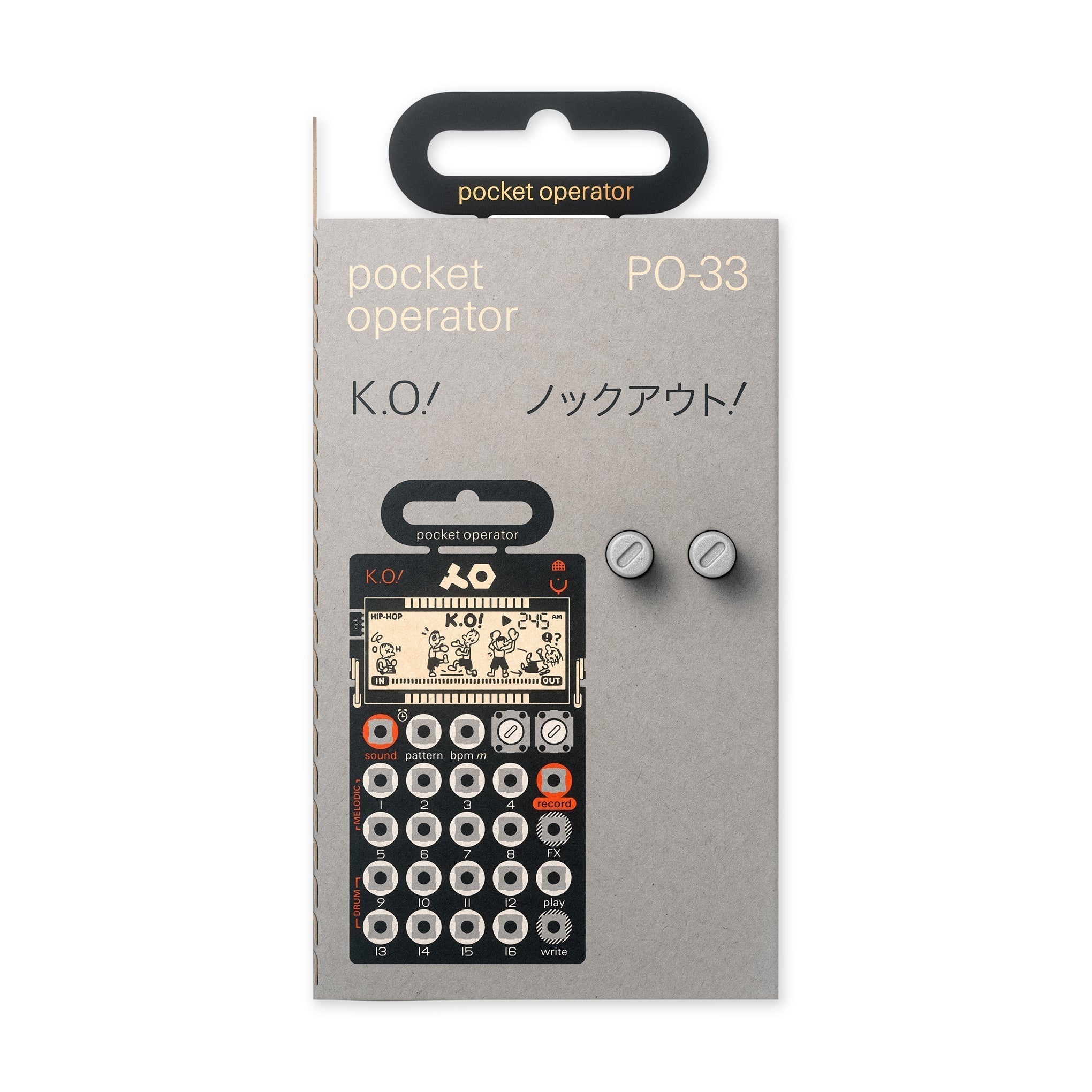 Teenage Engineering Pocket Operator Synthesizer - PO-33 K.O!