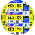 250 Ft. 12/2 Solid Romex Simpull CU NM - B W/G Wire