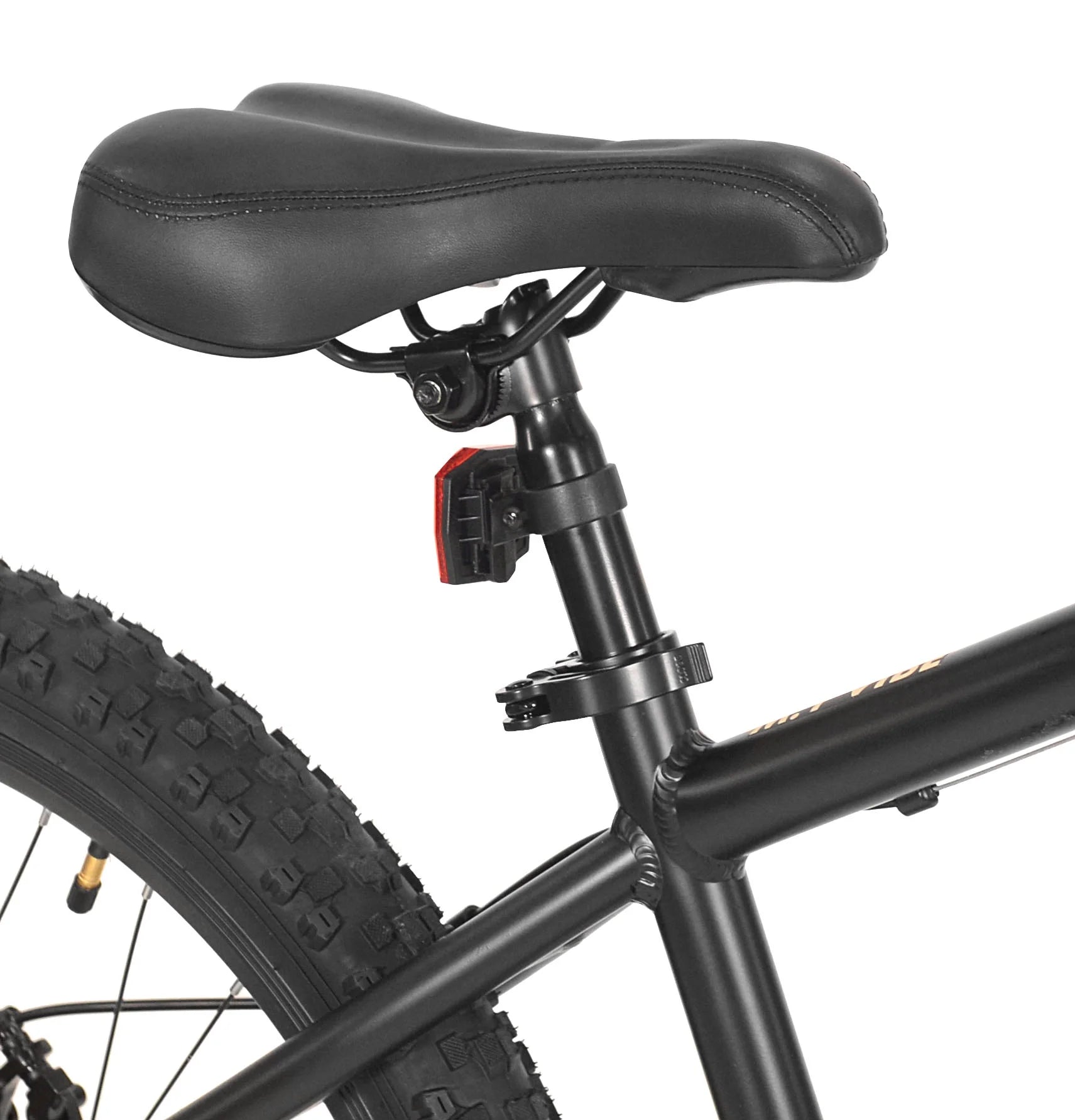 24" Ozark Trail Vibe Mountain Bicycle, 8 Speed, Black, Fits Riders 4'6" - 5'6", Teen