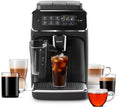 PHILIPS 3200 Series Fully Automatic Espresso Machine W/ Lattego & Iced Coffee, Black (EP3241/74)