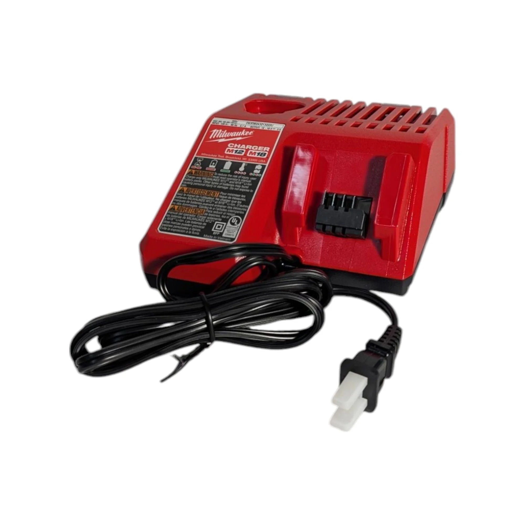 Milwaukee M18 REDLITHIUM XC5.0 Battery Starter Kit - (2) 5.0ah Batteries & M18/M12 Charger, 2.5X Runtime, REDLINK Intelligence, Cold Weather Performance (Model 48 - 59 - 1852B)
