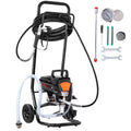 KFFKFF Stand Airless Paint Sprayer 950W 3000PSI Electric Paint Sprayer with Cart