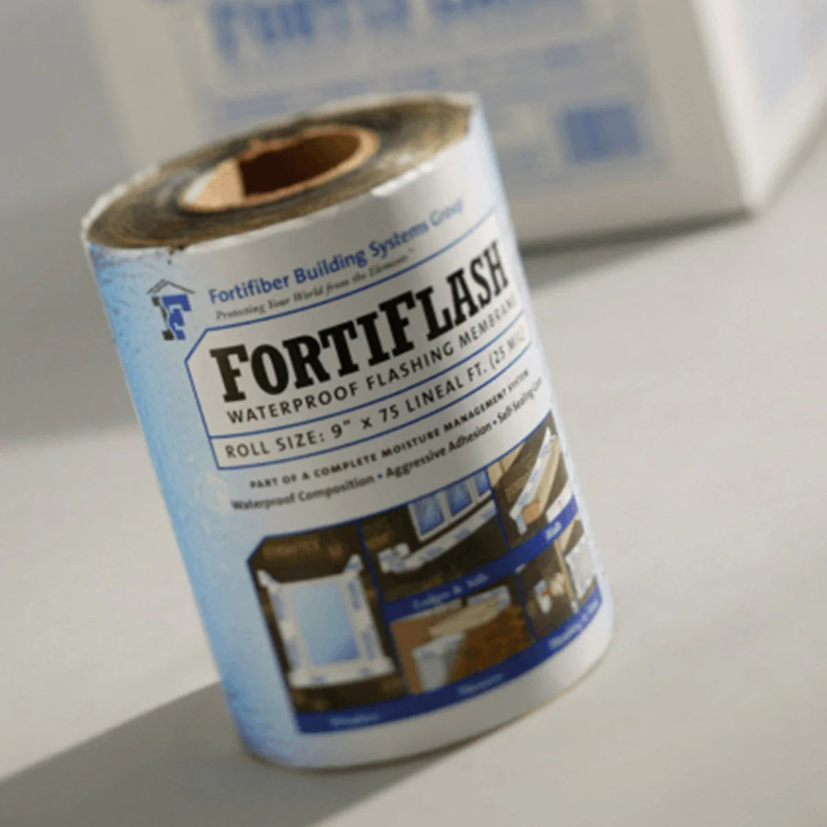 Fortifiber Fortiflash 40 mil Self-Adhered Flashing Membrane Tape, 6 in. x 75 ft. Roll