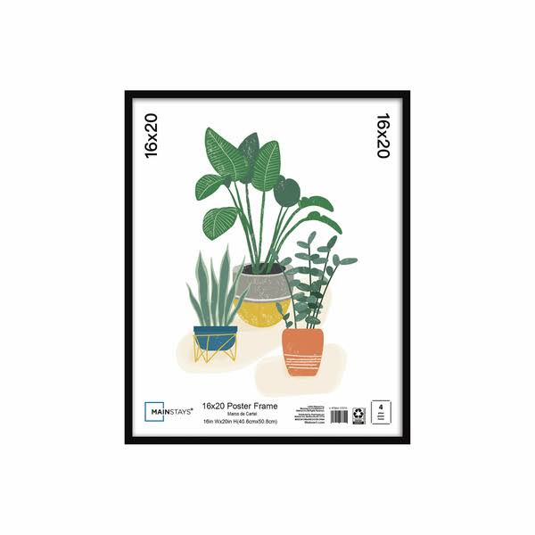 Mainstays 16x20 Thin Blk