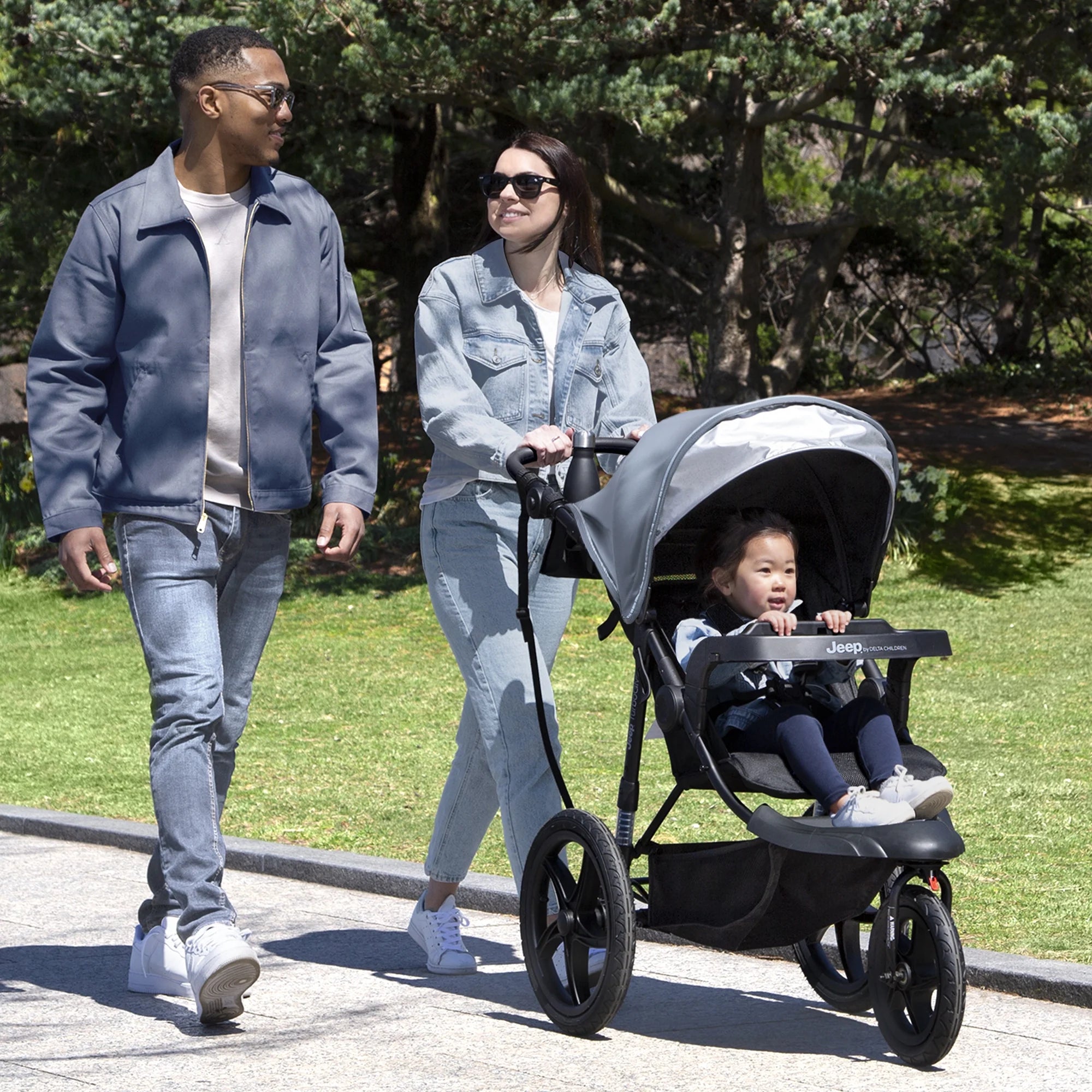Jeep Turboglyde Jogging Stroller by Delta Children, Black