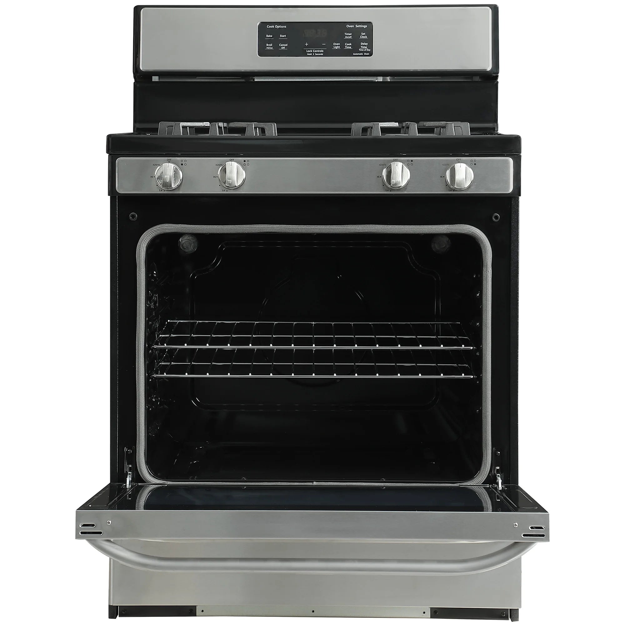 Element 30 in 4 Burners 5.2 Cu. Ft. Freestanding Gas Range, Stainless Steel