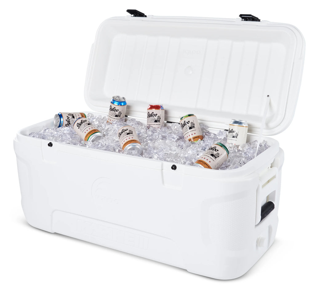 Igloo 120 Qt. 5 - Day Marine Ice Chest Cooler, White